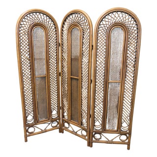 Mid-Century Modern Bamboo Room Divider, 1960 For Sale