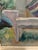 Drawing/Sketching Materials Lovely Vintage Impressionist Garden Backyard Scene Pastel Drawing – Patio Chair Under Tree, Framed For Sale - Image 7 of 10