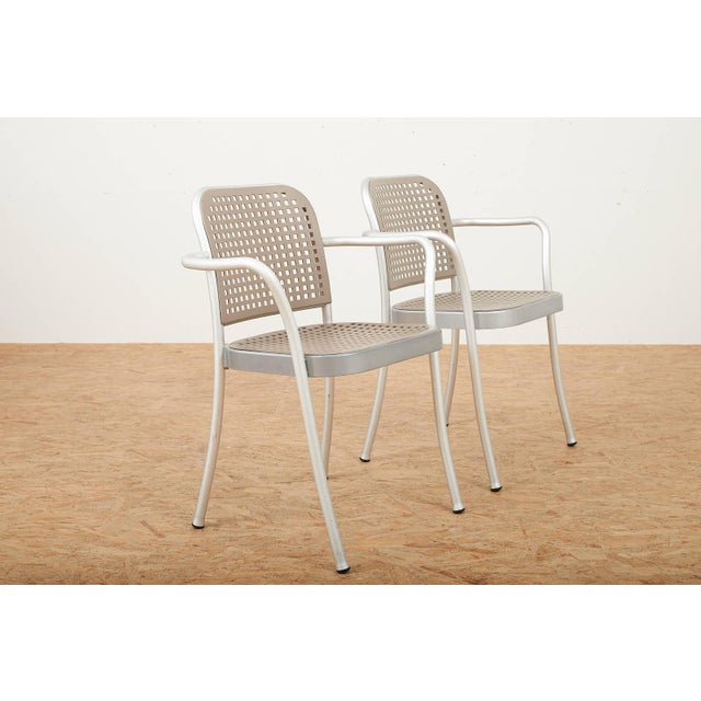 Silver Chair with Frame in Matte Aluminum by Vico Magistretti for De Padova, 1989 For Sale - Image 6 of 13