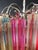 Italian Multicolored Quadriedri Murano Glass Chandeliers, 1990s, Set of 2 For Sale - Image 14 of 18