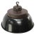 Factory hanging lamp black enamel white interior cast iron top E26/E27 Up to 250V (Europe/UK Standard).The wiring of this...