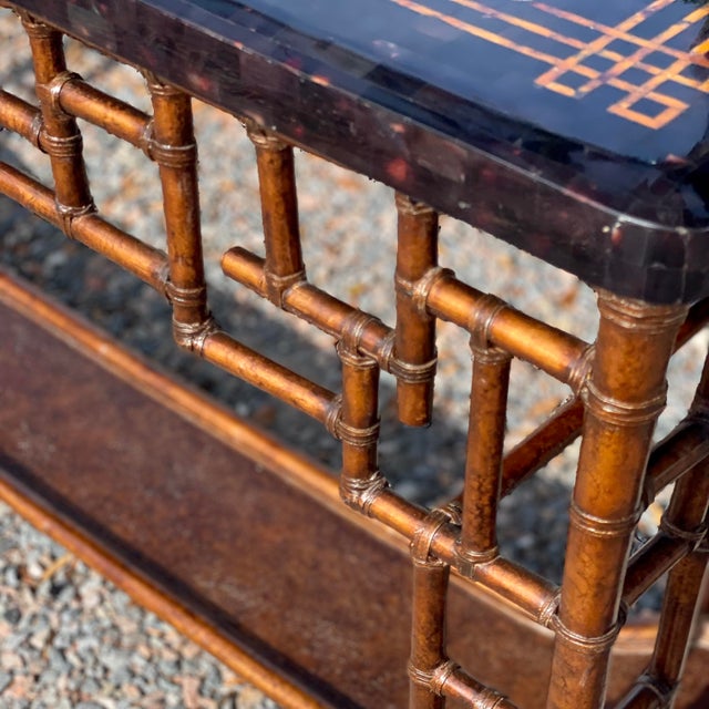 2000 - 2009 Attributed to Tommy Bahama Home Royal Kahla Console Table For Sale - Image 5 of 12