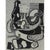 After Pablo Picasso 'Helene Chez Archimede' lithograph. Pencil signed lower right. Dimensions: Sheet measures 12 3/8" x...
