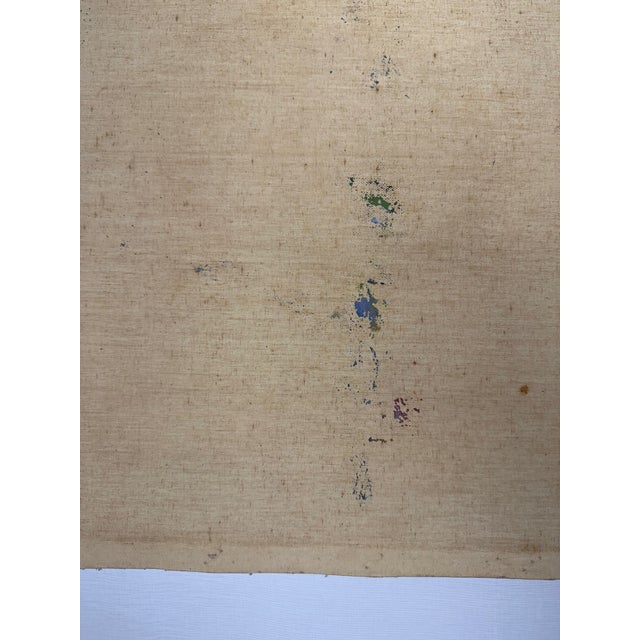 Late 20th Century Still Life With Fruit, Post-Impressionist, Acrylic Painting on Canvas Cloth, Artist Uknown For Sale - Image 5 of 13