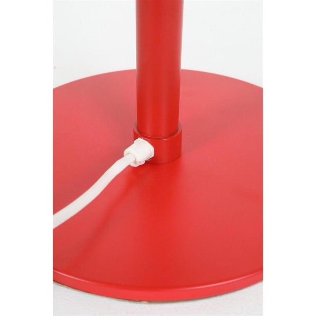 Metal Vintage Danish Table Lamp from Lyskær Belysning, 1970s For Sale - Image 7 of 14