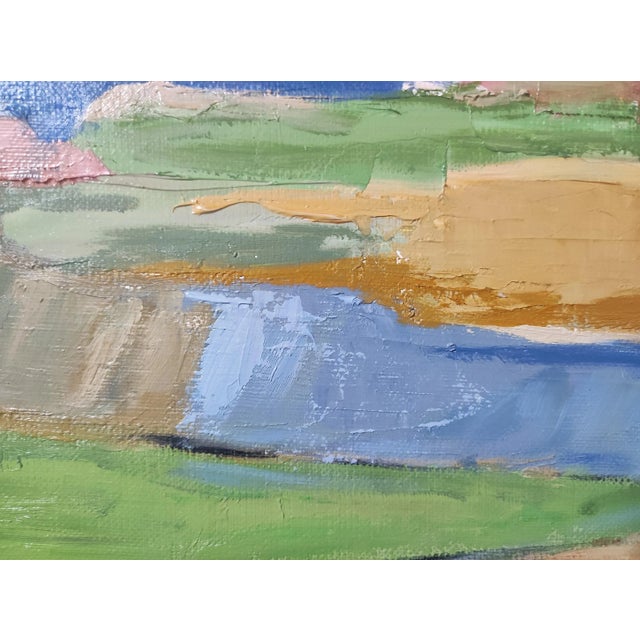 Textile Couleurs Ephemeres, Abstract Landscape, Comptemporary by Sophie Dumont For Sale - Image 7 of 8
