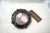 Small Enamel & Crystal Jay Strongwater Round Frame For Sale - Image 4 of 8