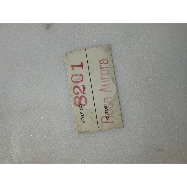 Ivory 1960’s Italian Provincial Pedestal Marble Top End Table by Weiman For Sale - Image 8 of 12