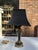 1970s 1970s Black and Gold Egyptian Lamp For Sale - Image 5 of 6