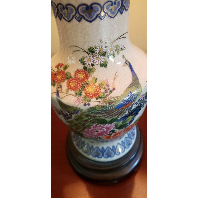 Vintage Leviton Vase Table Lamp With Custom Shade For Sale In Indianapolis - Image 6 of 8
