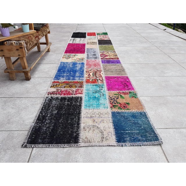 Turkish Anatolian Antique Vintage Runner For Sale - Image 3 of 10