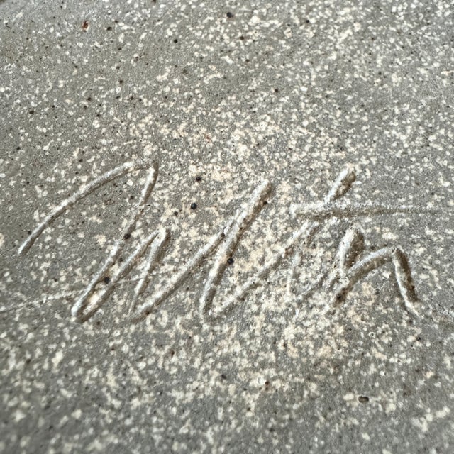 Signed Mid-Century Glazed Stoneware Bowl – Don Walton Studio Pottery For Sale - Image 11 of 12