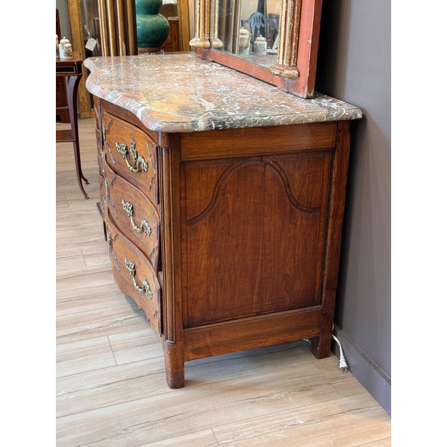 18th Century Continental Commode With a Marble Top For Sale - Image 10 of 13