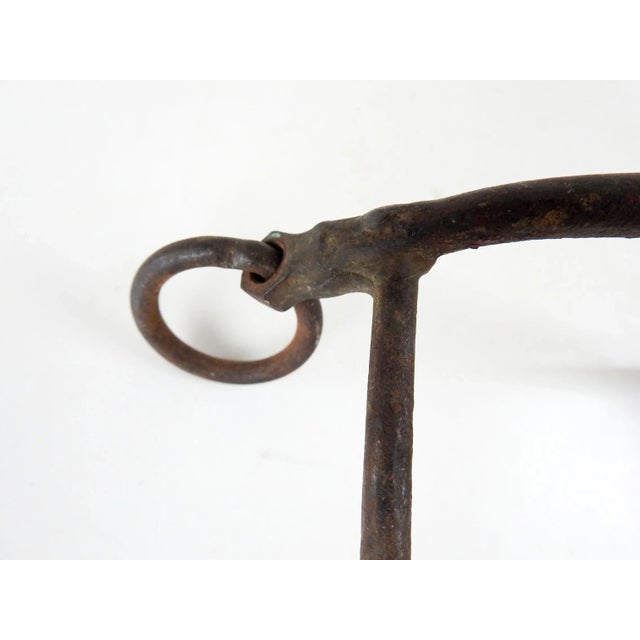 Antique 1860's Cavalry Cowboy Western Curb Bit For Sale - Image 4 of 9