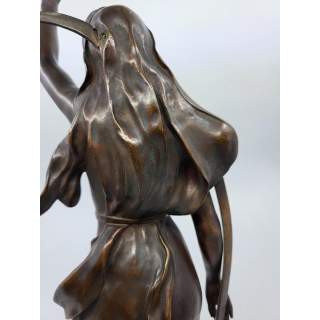 Levasseur Henri Louis, The Shepherd's Star, 1880s, Bronze For Sale - Image 4 of 18