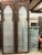 Vintage Arched Carved Wood Doors With Smoked Glass - A Pair, 96x48 For Sale - Image 10 of 10