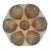 Early 1920s French Majolica Sarreguemines Oyster Plate For Sale