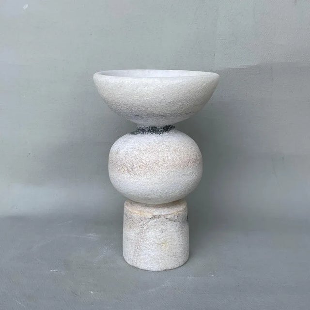 Naxian Marble Vase by Tom Von Kaenel For Sale - Image 4 of 6