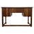 Antique English Oak Writing Table with Matching Stool, 1900s, Set of 2 For Sale - Image 14 of 18
