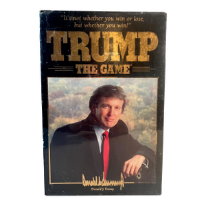 Trump the Game 1989 Milton Bradley Mint in Factory Sealed Box With Original Price Tag From Bloomingdales Never Opened