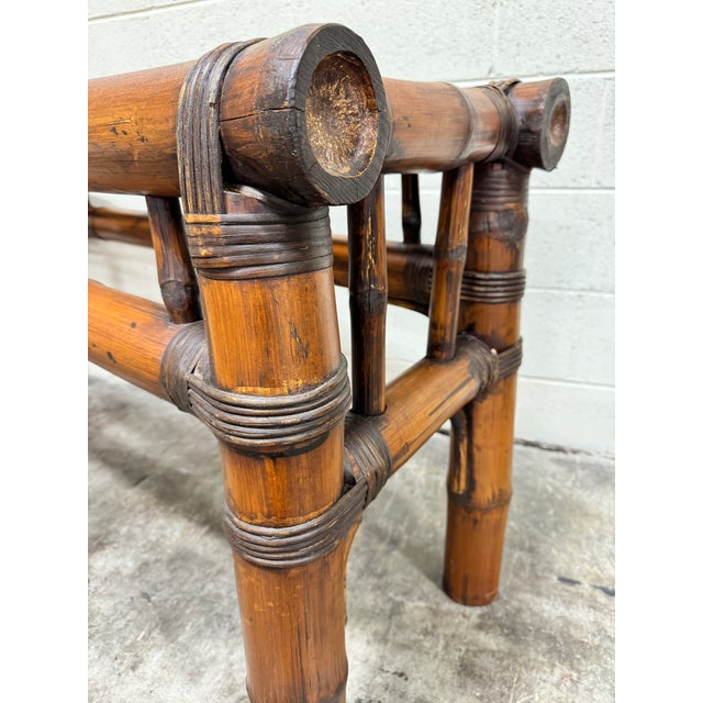 Oversized Elephant Bamboo Console For Sale In Richmond - Image 6 of 9