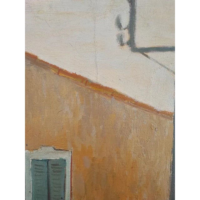 1950s Alois Wittlin, Au bon marché, Fontvieille, Sainte Marie de la Mer, 1954, Oil on Canvas, Framed For Sale - Image 5 of 11