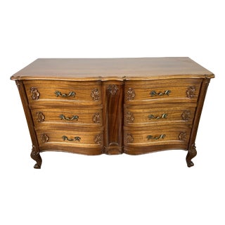 Vintage French Chest of Drawers in Walnut For Sale