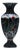 Handmade Ceramic Grand Palace Vase (50cm) Imperial Rumi Patterns and Mixed Florals Pedestal Urn Form For Sale