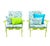 Metal Vintage Wrought Iron Patio Restored Arm Chairs - Set of 2 For Sale - Image 7 of 12