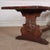 Italian Walnut Trestle Table, 1920s For Sale - Image 3 of 9