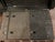 Early 20th C Leather Trunk Repurposed as a Coffee W Glass Top For Sale - Image 10 of 11