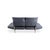 Mid-Century Modern Mid-Century Sofa DS 450 in Leather Black Blue from de Sede For Sale - Image 3 of 15