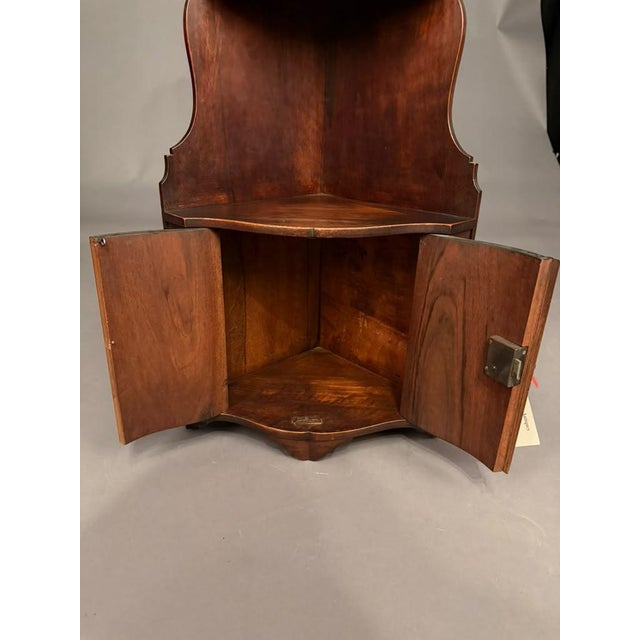 19th Century French Walnut Corner Cupboard, Circa 1850 For Sale - Image 11 of 16