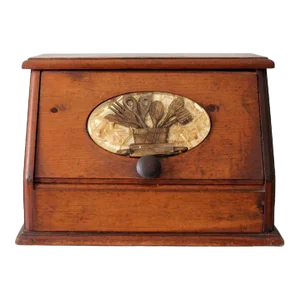 Vintage Wooden Bread Box