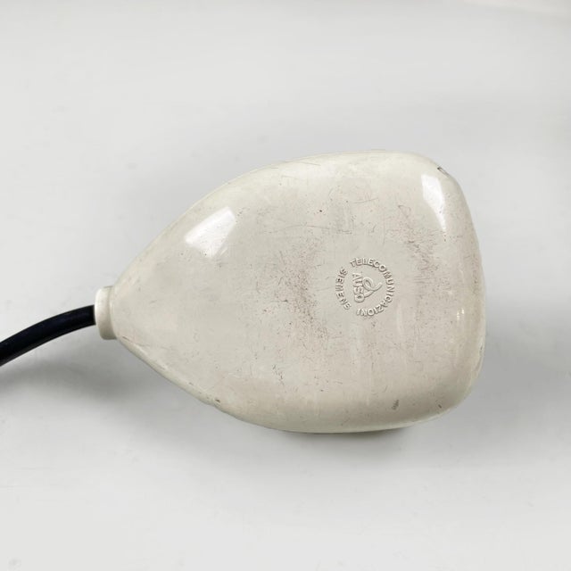 German Modern White Telephone Mod. Grillo attributed to Zanuso Sapper for Siemens, 1960s For Sale - Image 11 of 12