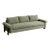 Scarpa Sofa in Green Tweed For Sale