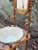 Vintage Victorian Style Oak Barley Twist Washstand With Mirror - Cow Creek Pottery Pitcher and Bowl Included For Sale In Austin - Image 6 of 9