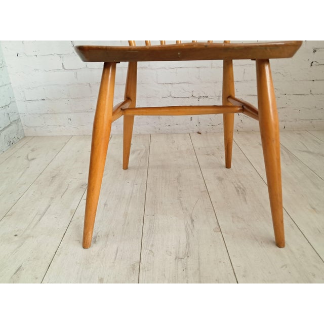 Mid-Century Modern Dining Chairs in Beech and Elm by Lucian Ercolani for Ercol, 1960s, Set of 4 For Sale - Image 9 of 16