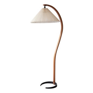 Vintage Danish Teak Floor Lamp by Mads Caprani, 1970s For Sale
