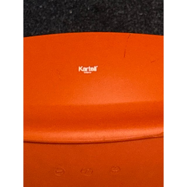 Kartell Masters Arm Chair by Philippe Starck and Eugeni Quitllet- Orange For Sale - Image 10 of 11