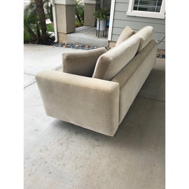 Textile Mauro Lipparini for Saporiti Italia Mohair Sofa For Sale - Image 7 of 10