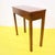 Walnut-Stained Pine Console Table with Straight Legs For Sale - Image 6 of 8