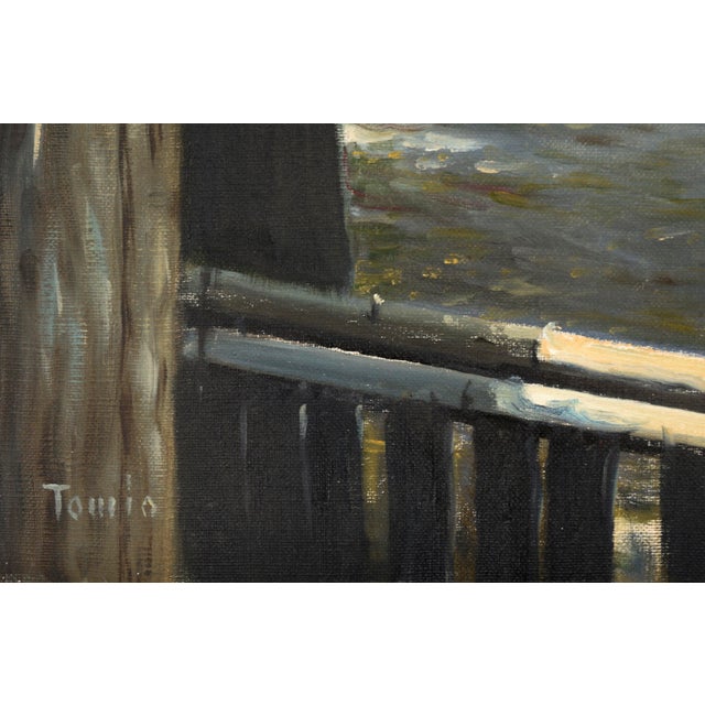 Cabin in the Forest, Landscape With Trees by Tomio Teraura For Sale - Image 4 of 5