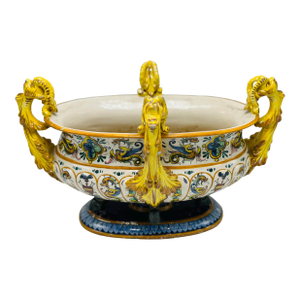 Large Antique Ceramic Centerpiece