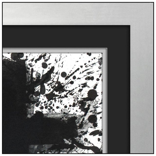 Late 20th Century Late 20th Century Untitled (l.232; sf.241) Abstract Black Lithograph Sam Francis For Sale - Image 5 of 5