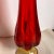 Glass Late 20th Century Amberina Red & Yellow Art Glass Pedestal Vase For Sale - Image 7 of 11