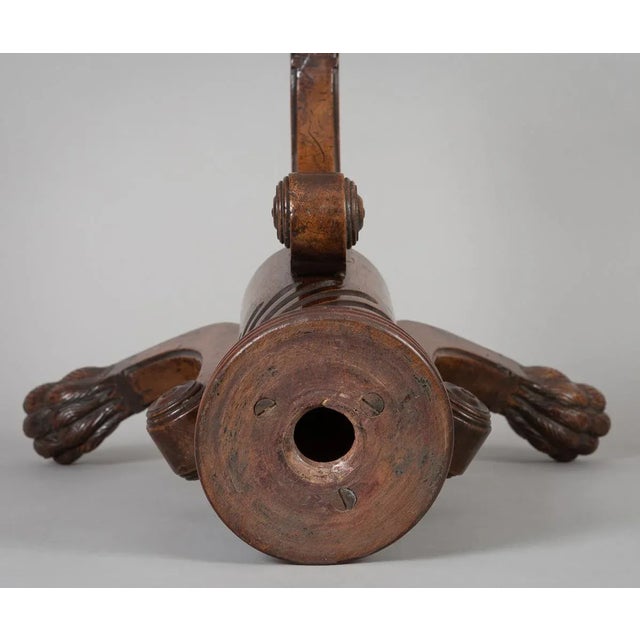 English Antique Regency Revolving Piano Stool For Sale - Image 11 of 13