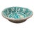 Vintage Hand-Painted Moroccan Ceramic Lebrillo Bowl For Sale In West Palm - Image 6 of 12