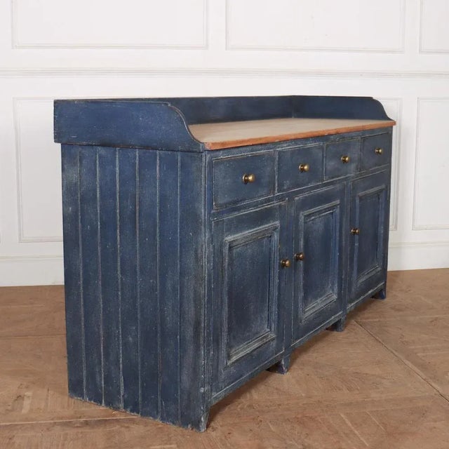 Scottish Painted Dairy Dresser For Sale - Image 9 of 11