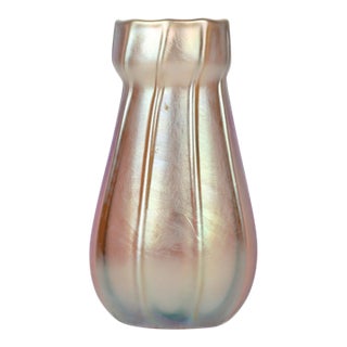 Tiffany Studios Favrile Glass Bud Vase Tiffany Studios, New York, Circa 1920 For Sale